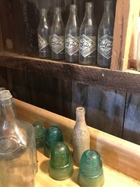 Vintage Bottles and insulators