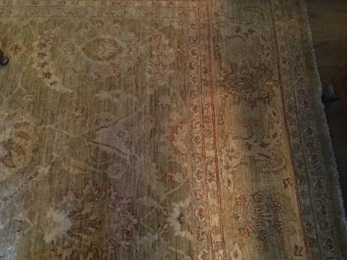 Master bedroom rug 9' x 13' Peshawar #28578