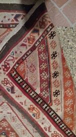front of kilim rug