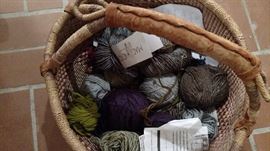 a couple of tubs of nice yarn