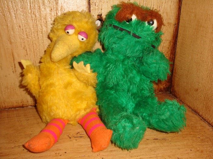 Sale Mascots!!  Big Bird & Oscar the Grouch!~1960's