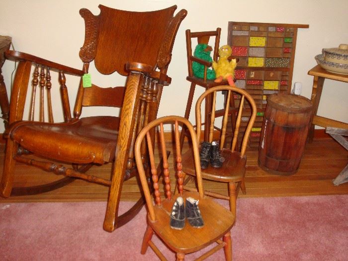 Antique Rocker~Antique Children's Chairs....
