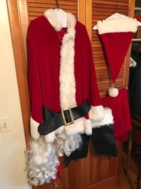 Complete Velvet Santa Suit (made in the USA)