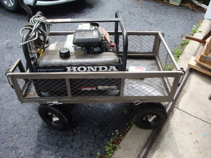 Honda Harmony NE 2500 Generator will Utility Cart