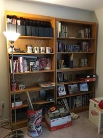 Wood bookcases