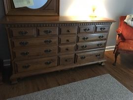 Solid Maple dresser w/ mirror made in New Hampshire