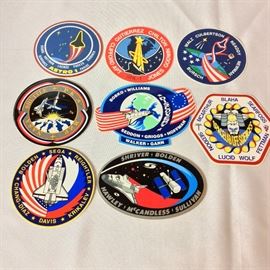 NASA Space Shuttle Mission Stickers. 