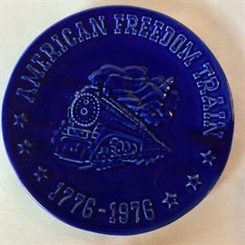 American Freedom Train 1776 - 1976 Collectable Plate. 7 1/2" diameter.