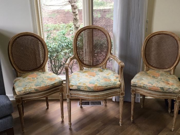 3 CLASSIC CHAIRS BY MAISON JANSEN