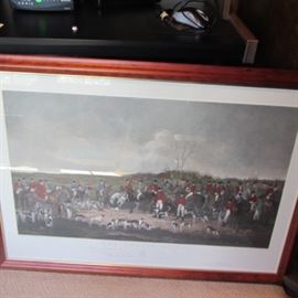 EQUESTRIAN ENGRAVING FROM 1800'S