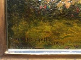 Kitchell Signed and Dated 1919