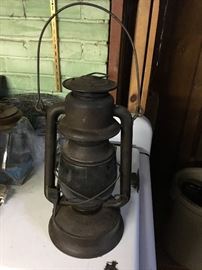One of several Kerosene lamps; this one Hibbard Spencer Bartlett