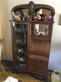 Nice Curved Glass Cabinet 