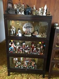 Barrister Stacking Bookcase with some of the collectibles