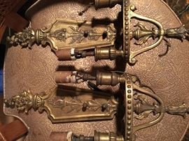 Some of the Architectural Salvage; lots more lighting and shades