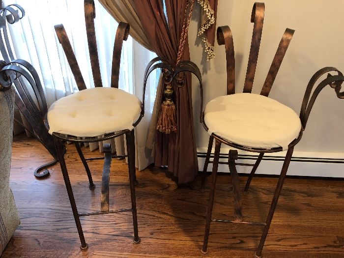 two bar stools