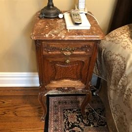 end tables with marble top