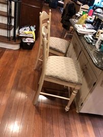 two high chairs