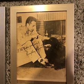 Vintage Humphrey Bogart signed photo