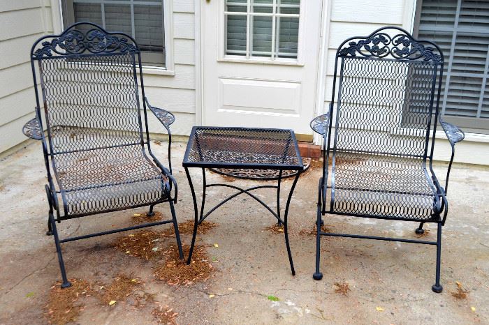 wrought iron porch furniture