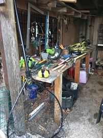 Tools yard tools mostly 