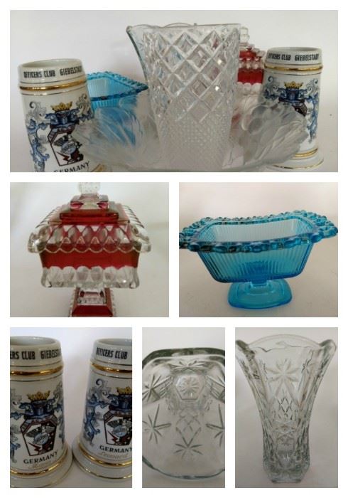 Collage Glass Items