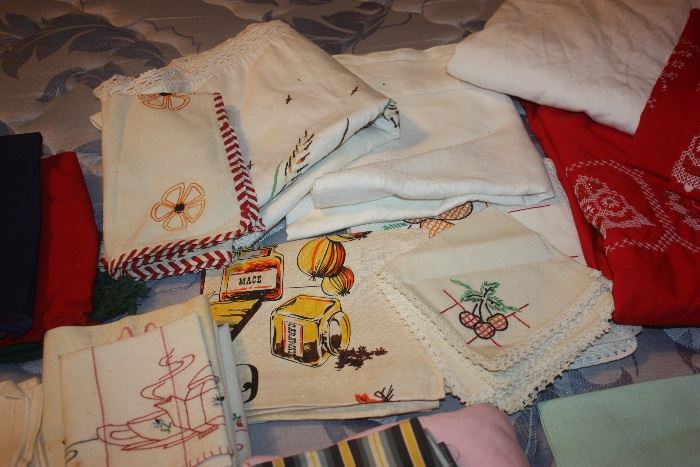 Hand Embroidered Linens