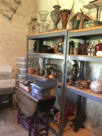  GATE LEG TABLE  AND  MIC ITEMS