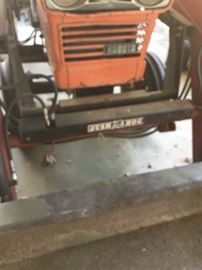  KUBOTA BRAND TRACTOR  WITH BUSH HOG