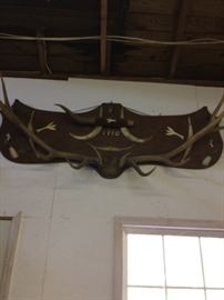  HAND MADE  ANTLER  WALL HANGING