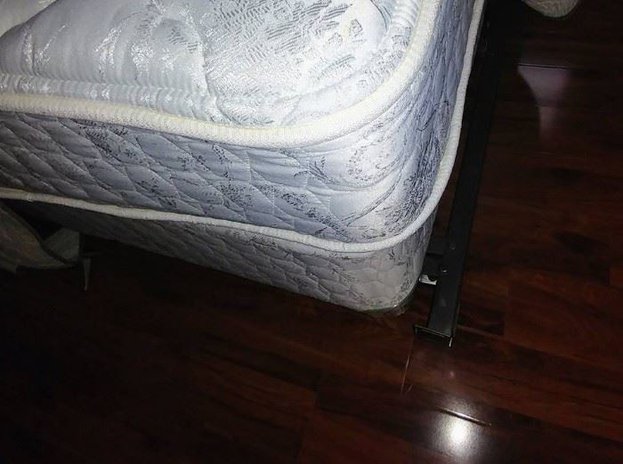 mattress, boxspings, frame barely used