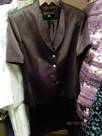 2 piece - mother of the grandson groom suit.  tea length skirt