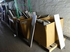Large Lot of Cubicle Parts and Pieces