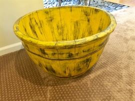 Large Low Painted Barrel