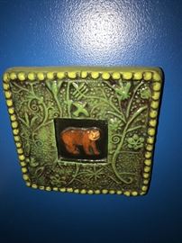 HAND-CRAFTED POTTERY TILES SIGNED