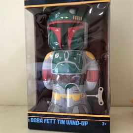 STAR WARS BOBA FETT TIN WIND-UP