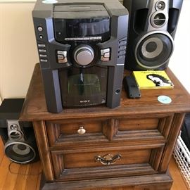 SONY STEREO WITH SPEAKERS