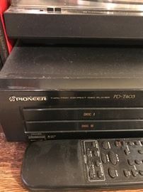 PIONEER PD-T403 TWIN TRAY COMPACT DISC PLAYER