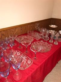 GLASSWARE AND CRYSTAL