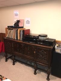 ANTIQUE BUFFET CABINET