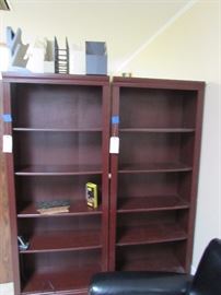 Two matching bookcases
