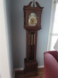 Grandfather clock made by the Doctor.