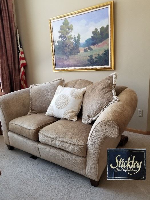 Stickley Upholstered Love Seat