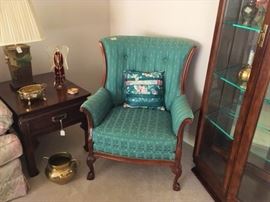 pair of midcentury traditional chairs