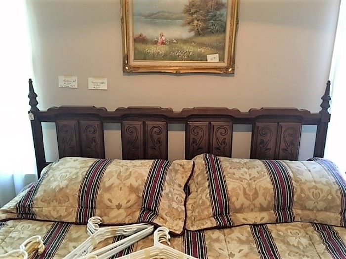 Broyhill king size bed