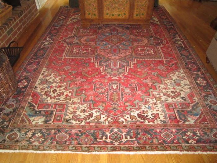 Wool oriental rug-11'8" x 7'10"