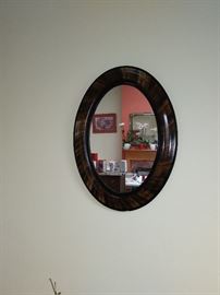 Antique Burrell  Veneer Mirror ( good Condition)