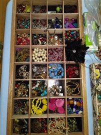 A lot of Vintage Costume Jewelry  