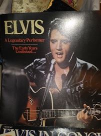 Unbelievable Collection of ELVIS Magazines and rare 8mm movies of his shows plus over 20 Elvis vinyl LP's    
