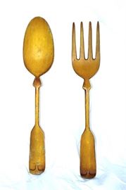 Wall hanging spoon and fork